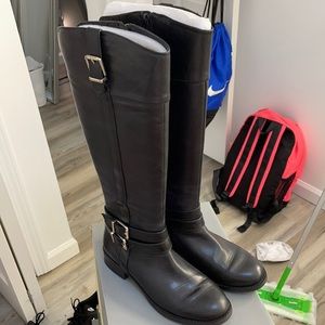 INC International Concepts Black knee high boots
